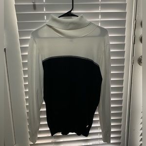 Calvin Klein Colorblock Sweater Turtleneck Sweater